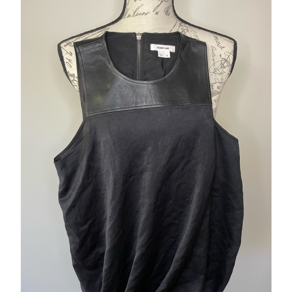 Helmet Lang Leather Woman’s Blouse